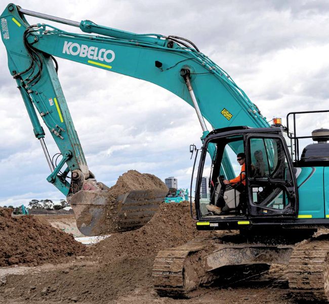 kobelco excavators