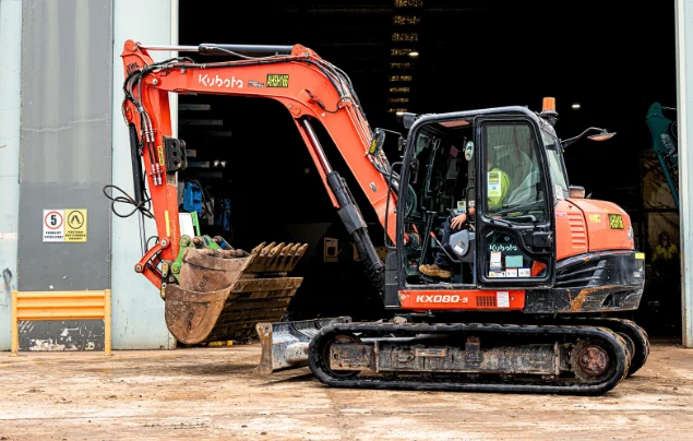 Kubota KX080-3 Excavator Hire in Sydney